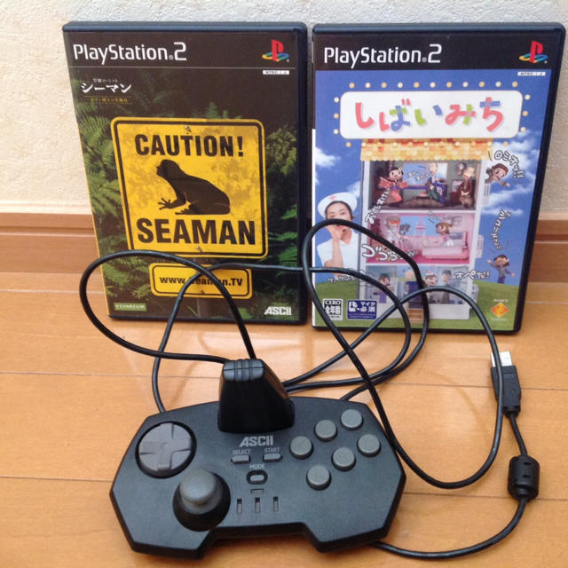 プレステ2 ソフト しばいみち シーマン シーマイクコントローラー付 | フリマアプリ ラクマ