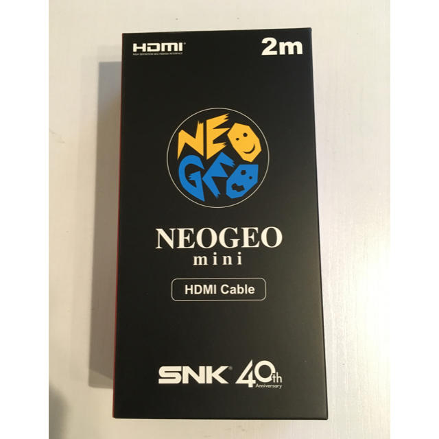 NEOGEO(ネオジオ)のNEOGEO mini 用HDMIケーブル 純正品 エンタメ/ホビーのゲームソフト/ゲーム機本体(その他)の商品写真