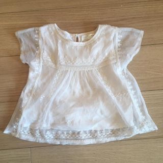 ザラキッズ(ZARA KIDS)のＺara Girls ♡ レースブラウス(ブラウス)