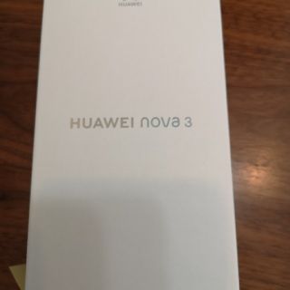 アンドロイド(ANDROID)の【新品未開封】HUAWEI nova3　レッド（OCNモバイル限定色）(スマートフォン本体)