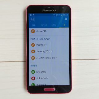 サムスン(SAMSUNG)のJACK様専用【ジャンク】GALAXY J SC-02F docomo  ピンク(スマートフォン本体)