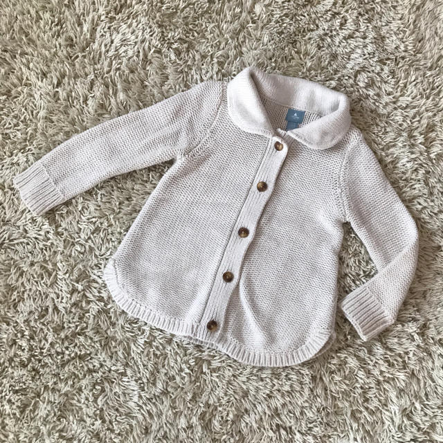 babyGAP(ベビーギャップ)の超美品 babyGap コットンカーディガン95cm キッズ/ベビー/マタニティのキッズ服男の子用(90cm~)(カーディガン)の商品写真