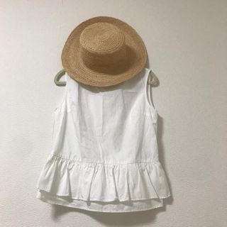 ジエンポリアム(THE EMPORIUM)のペプラム ノースリーブシャツ(カットソー(半袖/袖なし))