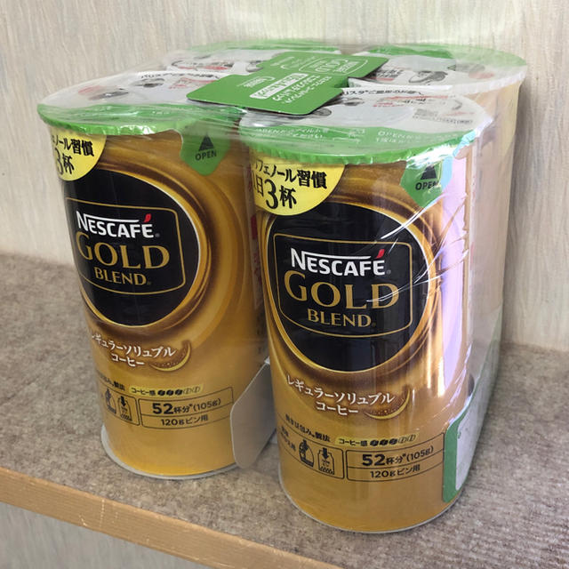 Nestle(ネスレ)の105g4本セット！ネスカフェ ゴールドブレンド バリスタ 食品/飲料/酒の飲料(コーヒー)の商品写真