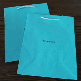 ティファニー(Tiffany & Co.)のティファニー ショッパー 2枚セット(ショップ袋)