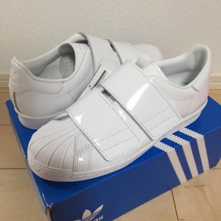 アディダス(adidas)のadidas スーパースター CF ベルクロ 新品 23.5cm(スニーカー)