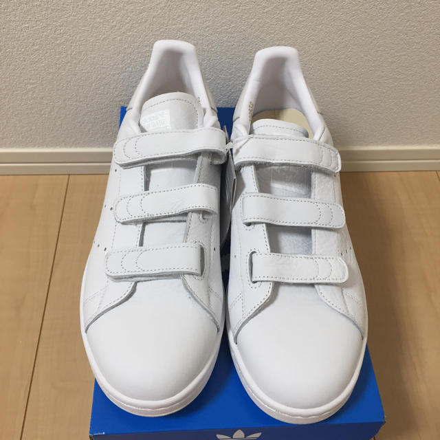 adidas(アディダス)のadidas スタンスミス ベルクロ オールレザー 新品 27.5cm メンズの靴/シューズ(スニーカー)の商品写真