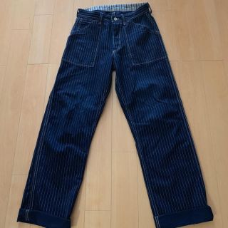 フリーホイーラーズ(FREEWHEELERS)のフリーホイーラーズ ウォバッシュパンツ ロングショアマン インディゴ W30(ワークパンツ/カーゴパンツ)