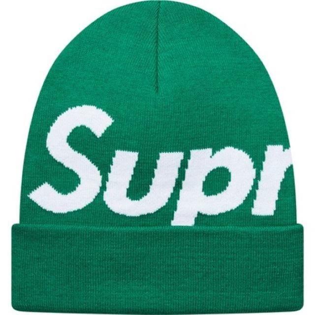 Supreme Big Logo Beanie 緑 Green