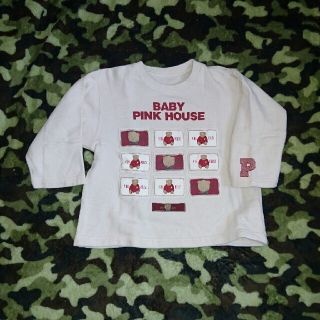 ピンクハウス(PINK HOUSE)のmikiko様専用 BABYPINKHOUSE トレーナー×2,サロペット🐻(Tシャツ/カットソー)