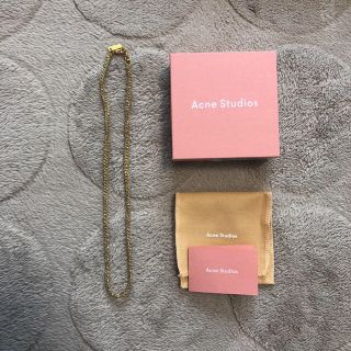 アクネ(ACNE)のAcne Studios アクネ ゴールドネックレス(ネックレス)