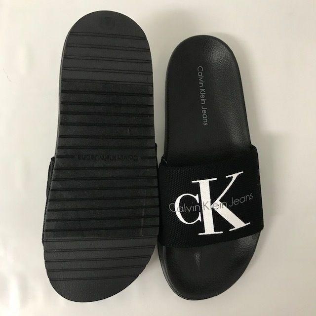 Calvin Klein(カルバンクライン)の値下げ！カルバンクライン シャワーサンダル【27cm】黒 新品 180607 メンズの靴/シューズ(サンダル)の商品写真
