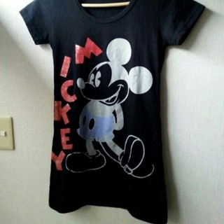 ディズニー(Disney)の公式ディズニー製ミッキーマウスロングTシャツ(M)限定ミニー(Tシャツ(半袖/袖なし))