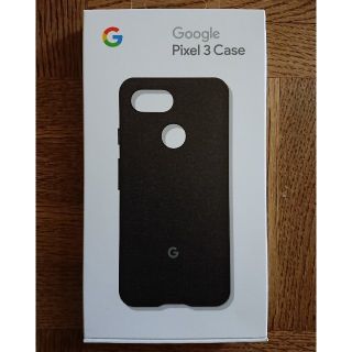 pixel3 google純正 ファブリックケース カーボン ブラック(Androidケース)