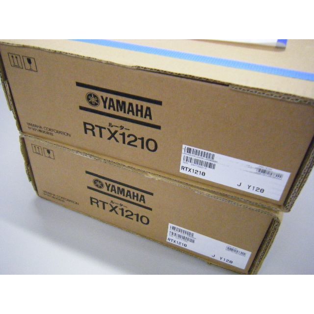 ヤマハ(ヤマハ)のgottu様専用　YAMAHA RTX1210　２台セット スマホ/家電/カメラのPC/タブレット(PC周辺機器)の商品写真