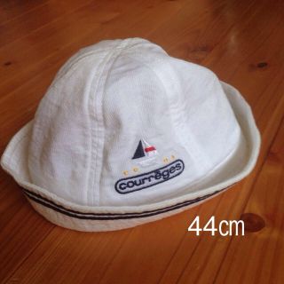 クレージュ(Courreges)の上品♪クレージュ ベビー帽子 44㎝(その他)