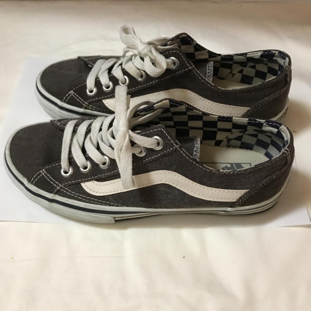 【使用3回美品・レア】 バンズ ブラウンスニーカー 24〜24.5★VANS