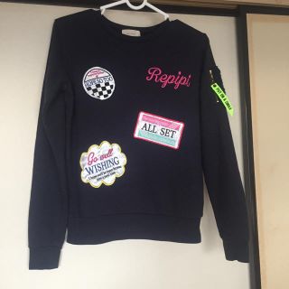 レピピアルマリオ(repipi armario)の【repipi armario】春物♬レピピアルマリオ トレーナー size S(Tシャツ/カットソー)