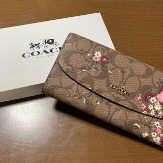 コーチ(COACH)のCOACH 花柄長財布(財布)