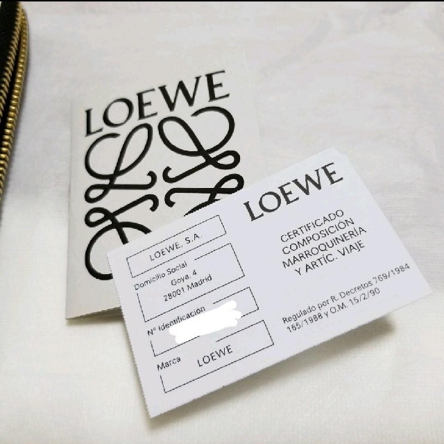 新品未使用★LOEWE花柄長財布