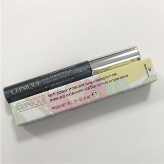 クリニーク(CLINIQUE)の新品未使用☆日本製 クリニーク パワー マスカラ ロング 6ml ブラック(マスカラ)