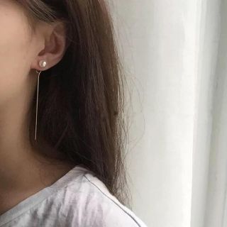 プラージュ(Plage)の パリ スタイル パール ピアス 069(ピアス)