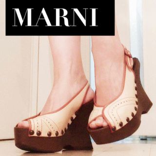 マルニ(Marni)のMARNI マルニ サンダル ウッドサンダル 厚底サンダル LOEWE(サンダル)