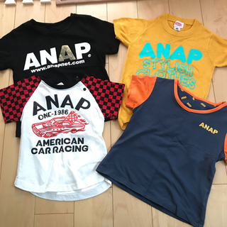 アナップキッズ(ANAP Kids)のANAP 男の子 90 4枚セット(Tシャツ/カットソー)