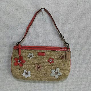 コーチ(COACH)のCOACH かご ショルダーバッグ(ウォレット)(かごバッグ/ストローバッグ)