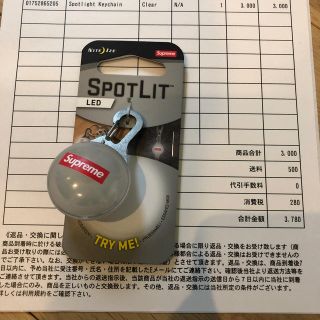 Supreme spotlight keychain