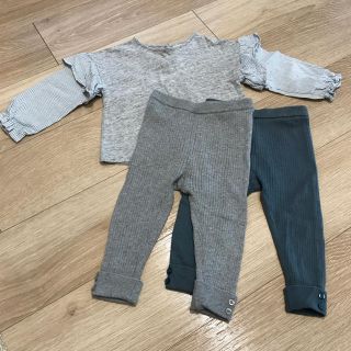 ザラキッズ(ZARA KIDS)のZARA ブラウス、リブパンツ(シャツ/カットソー)