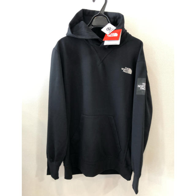 新品未使用 THE NORTH FACE スクエアロゴフーディ ブラック XXL