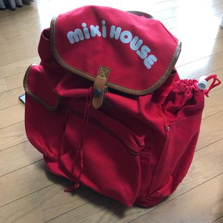 ミキハウス(mikihouse)のmiki HOUSE キャンパス地バック(リュック/バックパック)