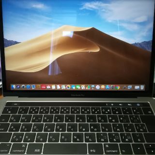 マック(Mac (Apple))のmacbook pro 2017(ノートPC)