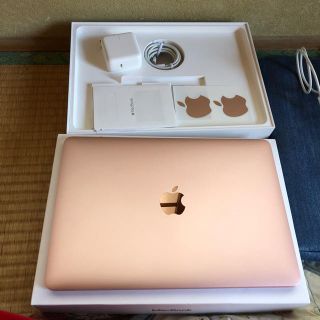 マック(Mac (Apple))のMacBook 12inch 2017 ピンク i7/16GB/512GB 美品(ノートPC)