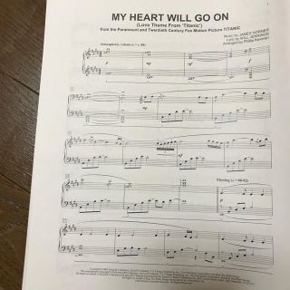 ヤマハ(ヤマハ)のピアノ楽譜  My Heart WILL GO ON(ポピュラー)