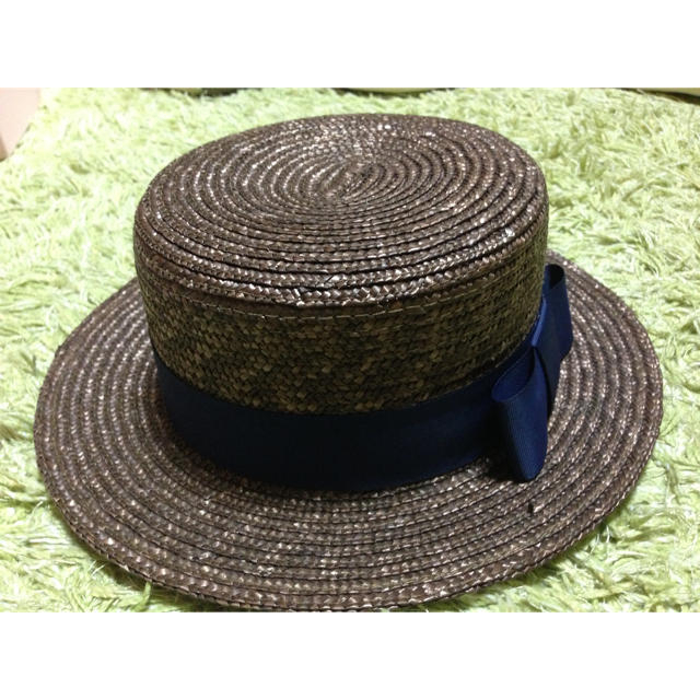 STRAWBERRY-FIELDS(ストロベリーフィールズ)のカンカン帽  お値下げしました レディースの帽子(ハット)の商品写真