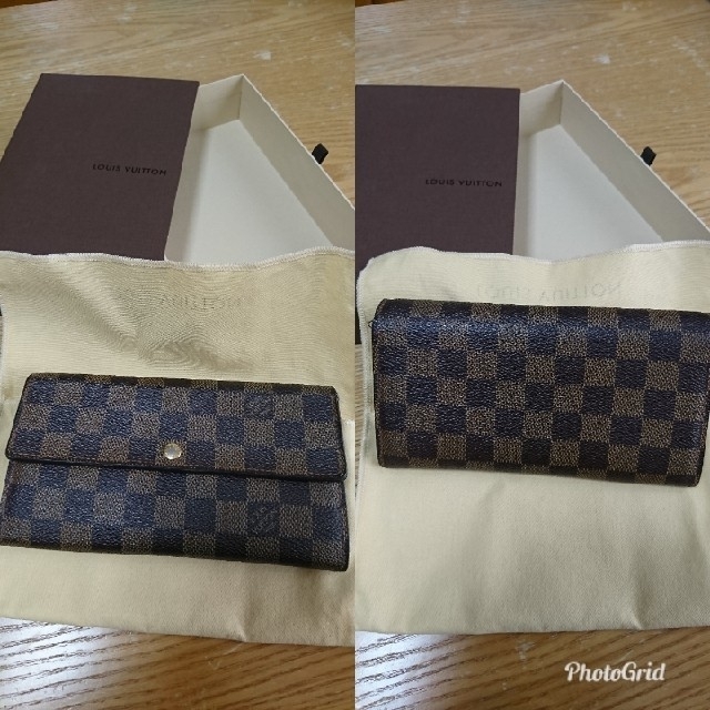 LOUIS VUITTON(ルイヴィトン)のとどちゃん１５７０サマ専用   ルイヴィトン ダミエ 長財布 レディースのファッション小物(財布)の商品写真