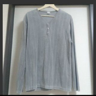 ユナイテッドアローズグリーンレーベルリラクシング(UNITED ARROWS green label relaxing)のgreen label relaxing ボタンカットソー Lサイズ(Tシャツ/カットソー(七分/長袖))