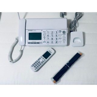 パナソニック(Panasonic)の完動品 パナソニック FAX電話機 子機セット KX-PD300-W(その他)