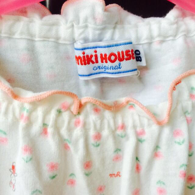 mikihouse(ミキハウス)のミキハウス 80 長袖シャツ キッズ/ベビー/マタニティのキッズ服女の子用(90cm~)(その他)の商品写真