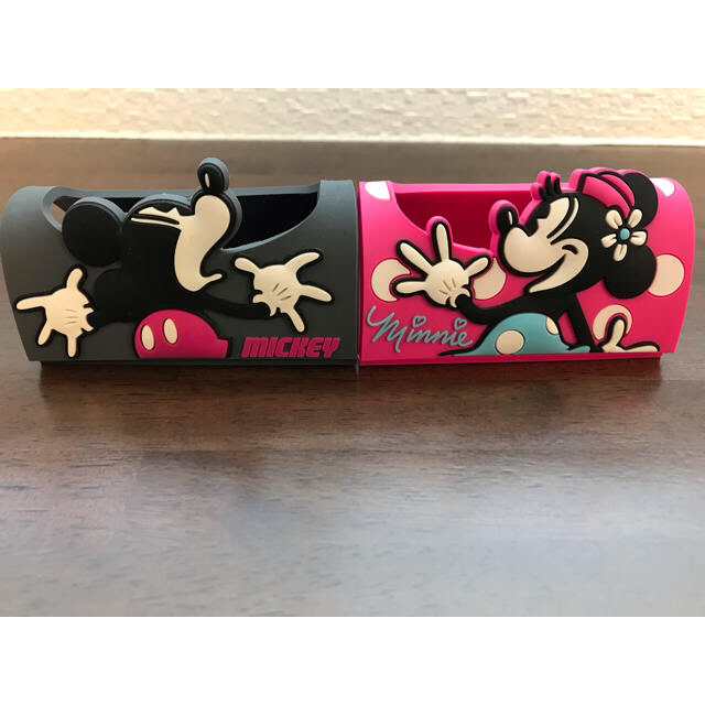 Disney(ディズニー)のミッキーミニー スマホスタンド ペア♪スマホタッチボールペン2本付き！ スマホ/家電/カメラのスマホアクセサリー(その他)の商品写真