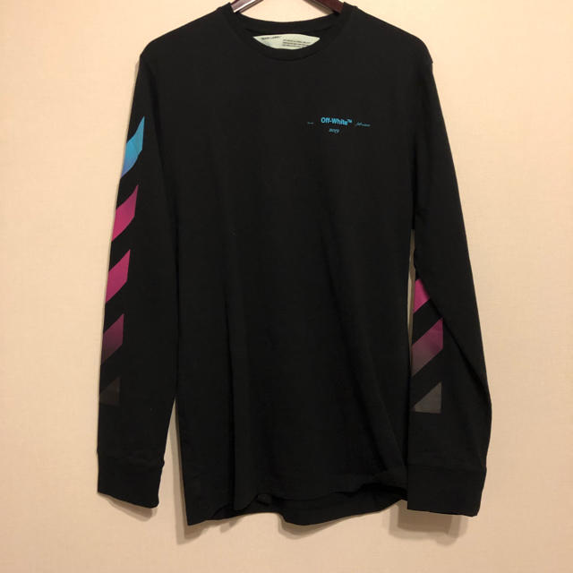 OFF-WHITE  Tシャツ 長袖 黑L