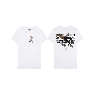 オフホワイト(OFF-WHITE)のTravis Scott x Virgil Abloh Tシャツ S(Tシャツ/カットソー(半袖/袖なし))