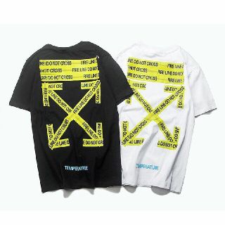 OFF-WHITE - 新品off whitetシャツ 半袖t-shirt 男女兼用の通販｜ラクマ