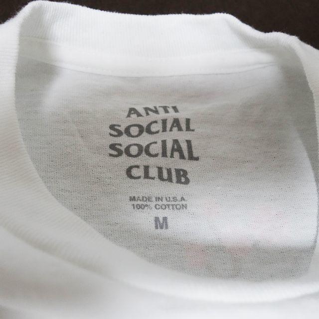 ANTI(アンチ)のAntiSocialSocialClub 2018asia Tシャツ M 白 桜 メンズのトップス(Tシャツ/カットソー(半袖/袖なし))の商品写真