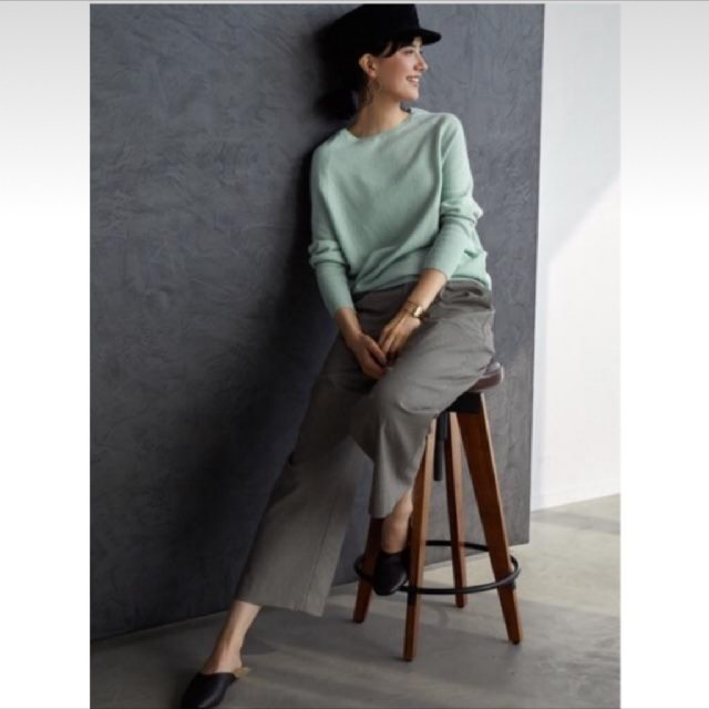 UNITED ARROWS green label relaxing(ユナイテッドアローズグリーンレーベルリラクシング)の【green rabel relaxing】クルーネックドルマンニット 春色 レディースのトップス(ニット/セーター)の商品写真