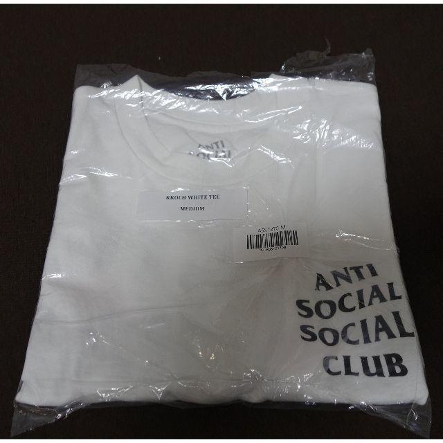 ANTI(アンチ)のAntiSocialSocialClub 2018 Tシャツ M 白 KKOCH メンズのトップス(Tシャツ/カットソー(半袖/袖なし))の商品写真
