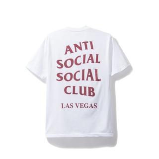 アンチ(ANTI)のAntiSocialSocialClub 2018ss Tシャツ S 白 LAS(Tシャツ/カットソー(半袖/袖なし))