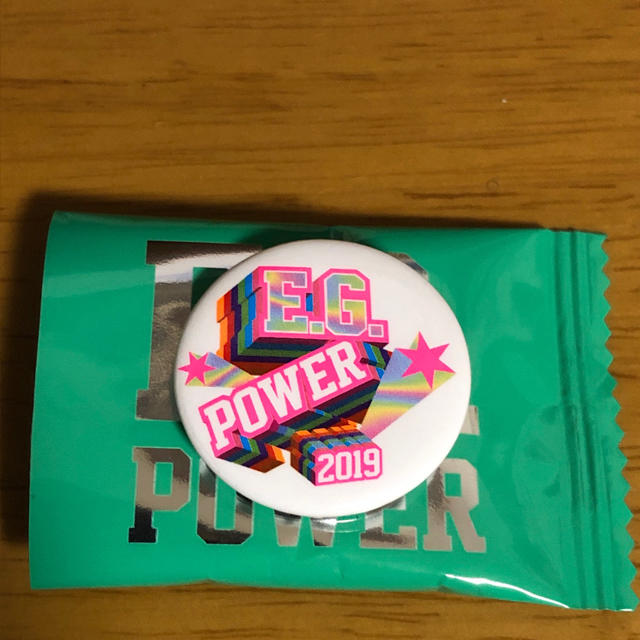 E-girls(イーガールズ)のE.G.POWER 缶バッジ エンタメ/ホビーのタレントグッズ(ミュージシャン)の商品写真